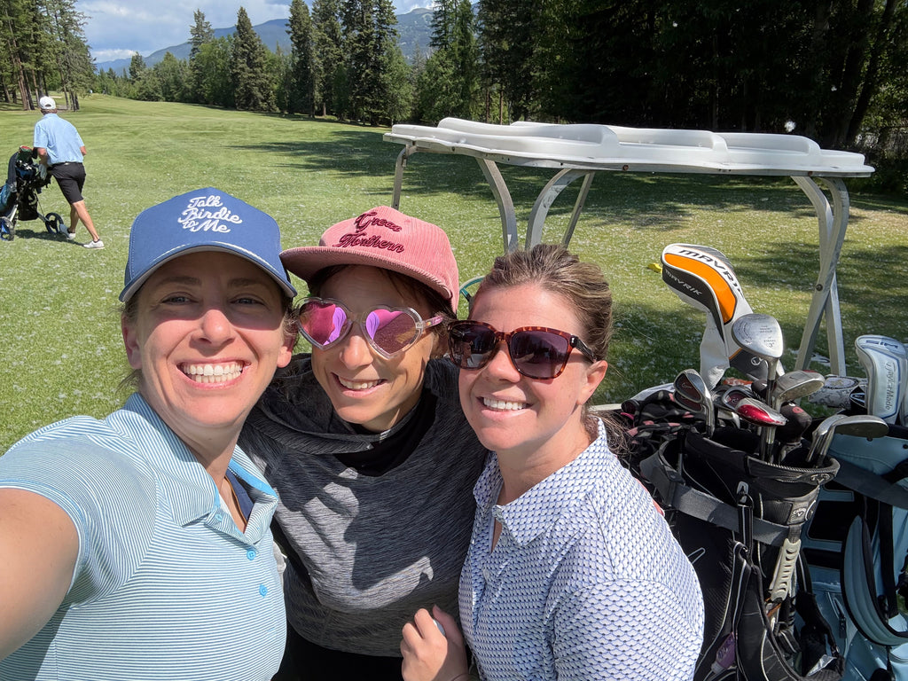 Talk Birdie to Me Embroidered Golf Hat for Women