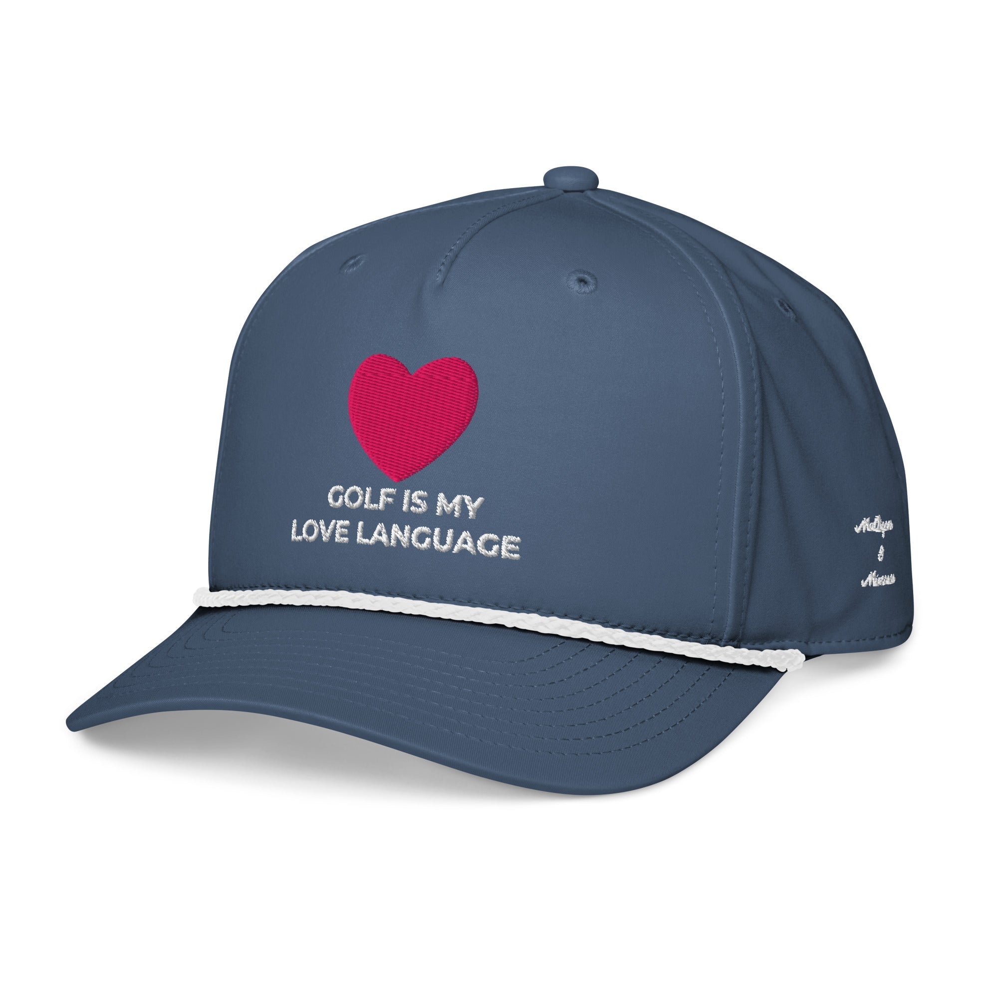 Golf Is My Love Language Embroidered Rope Hat for Women