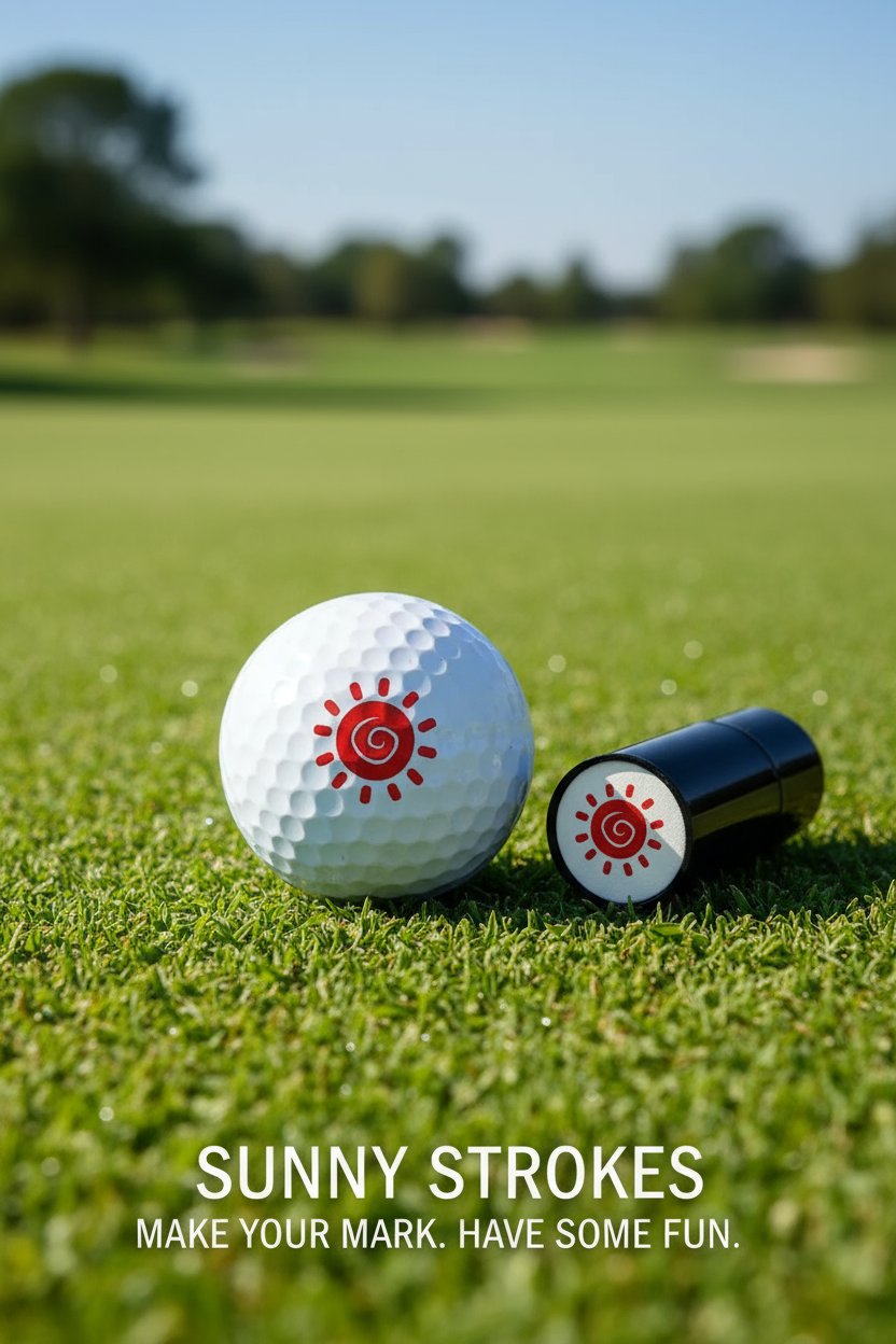Quick-Dry Golf Ball Stamper