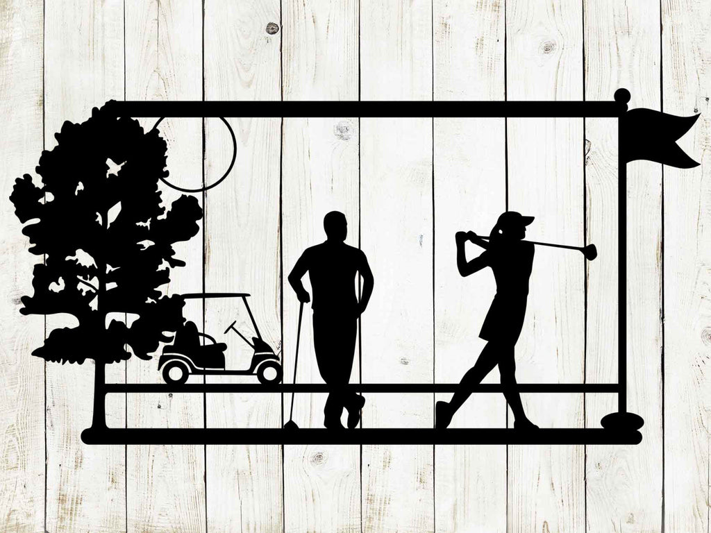 Golf Custom Metal Sign