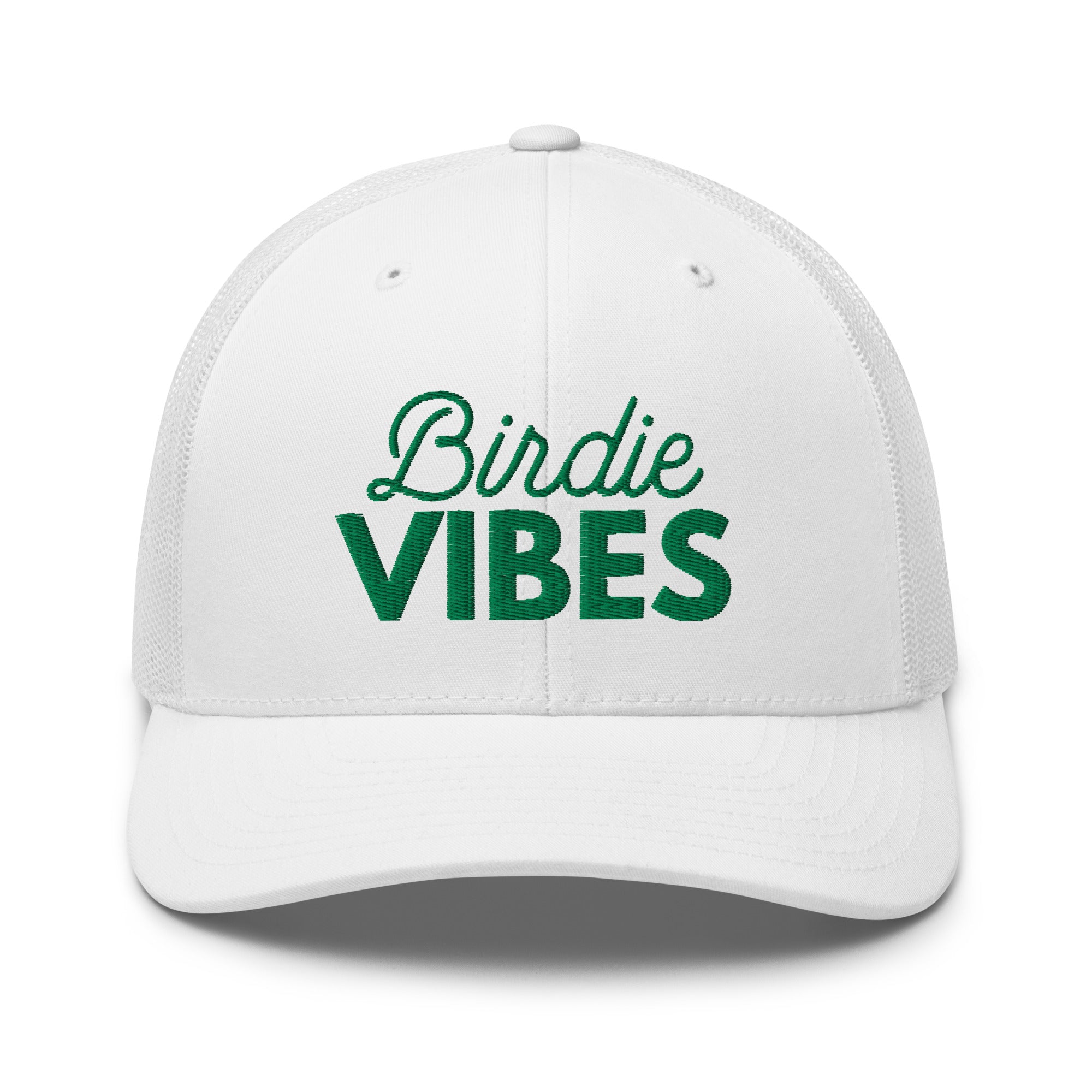 Birdie Vibes Embroidered Trucker Hat