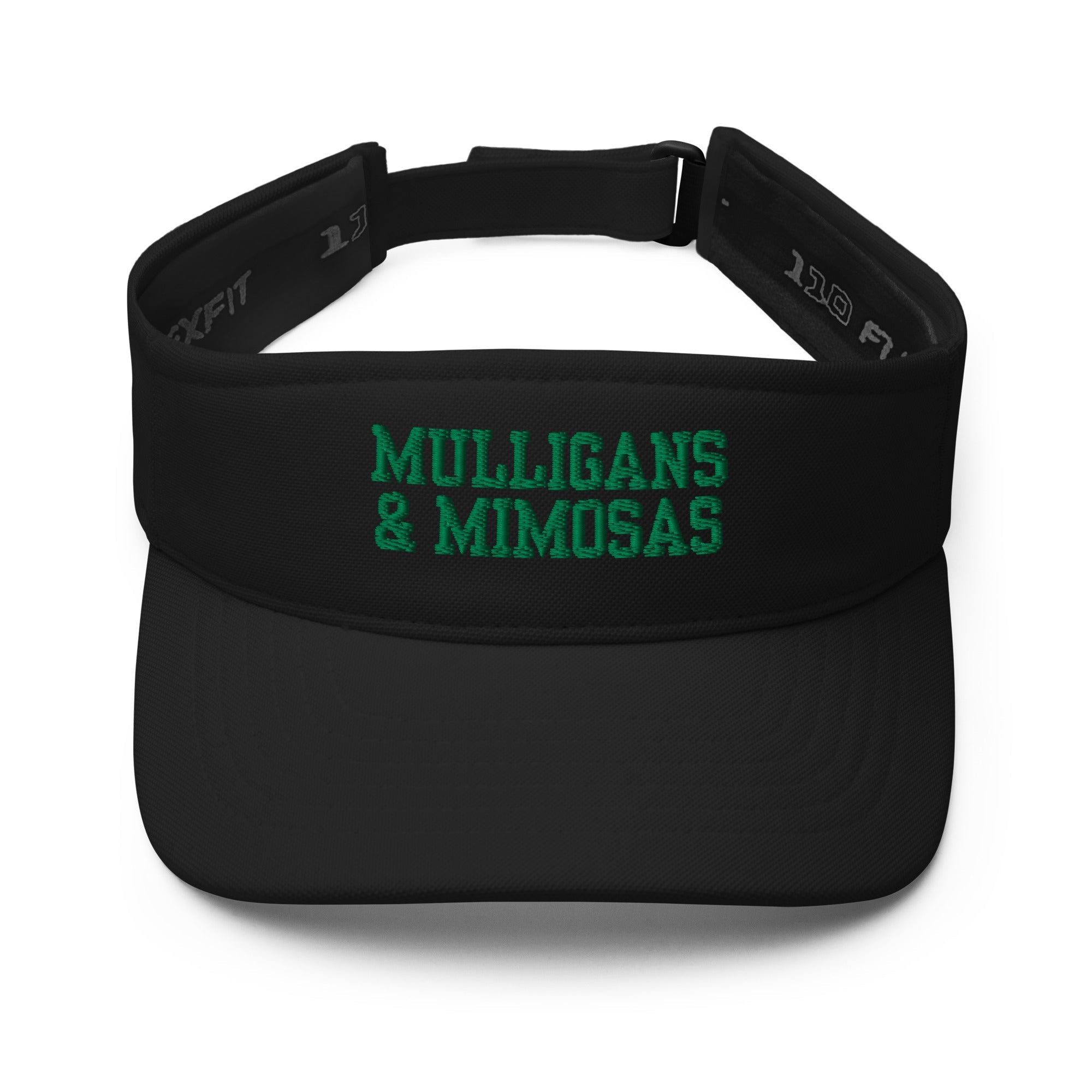 Mulligans & Mimosas Embroidered Golf Visor for Women