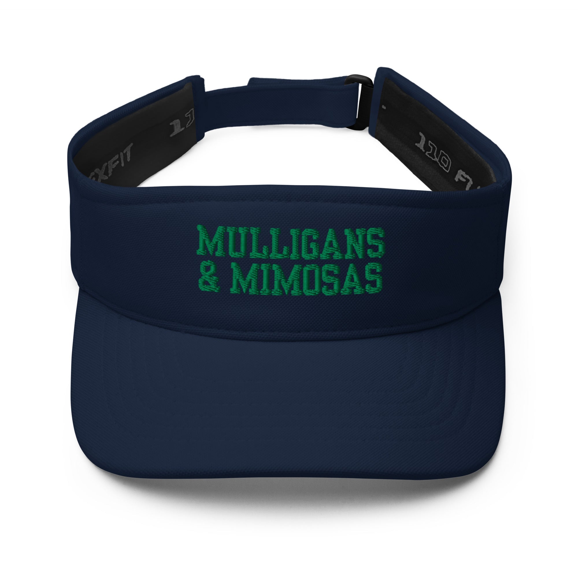Mulligans & Mimosas Embroidered Golf Visor for Women