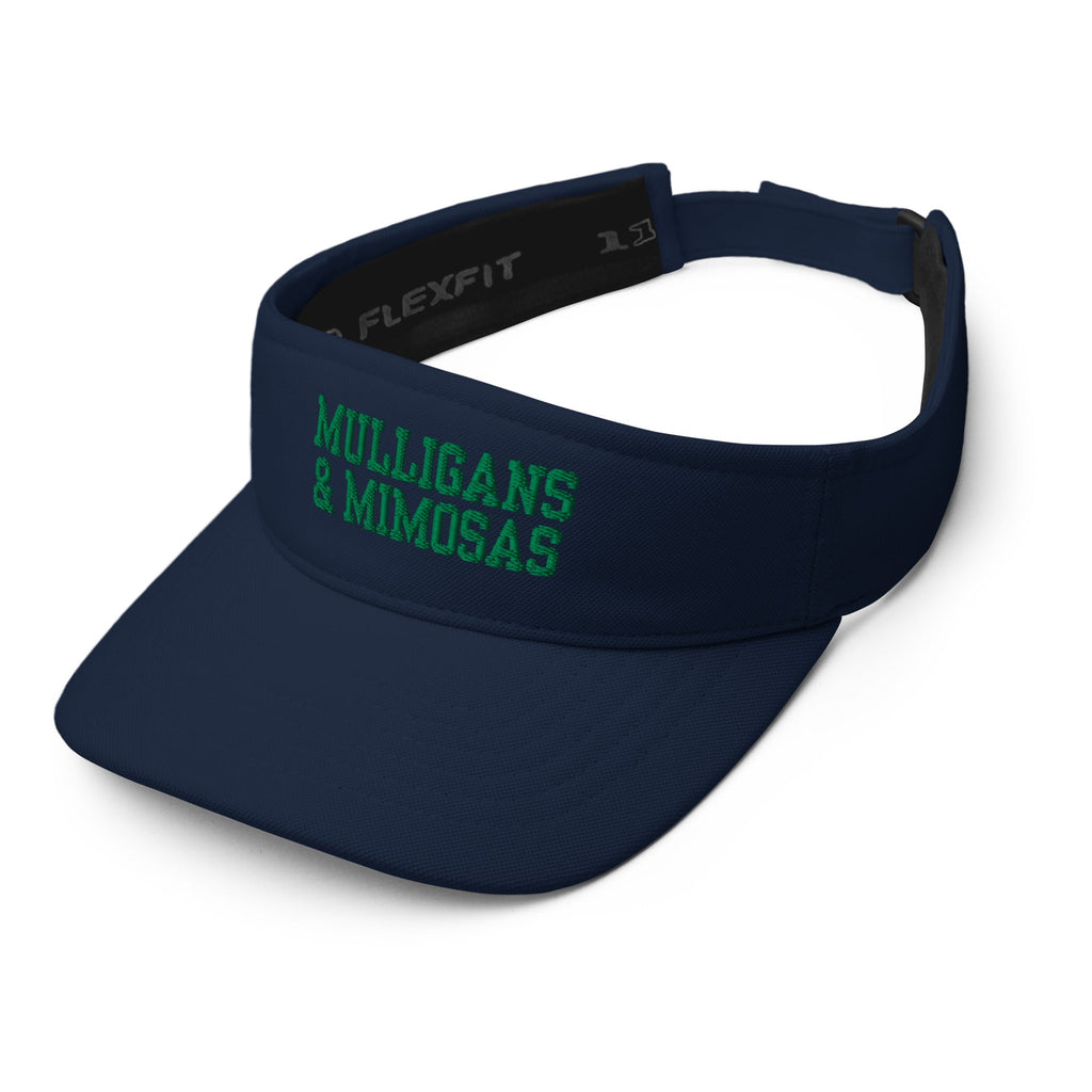 Mulligans & Mimosas Embroidered Golf Visor for Women