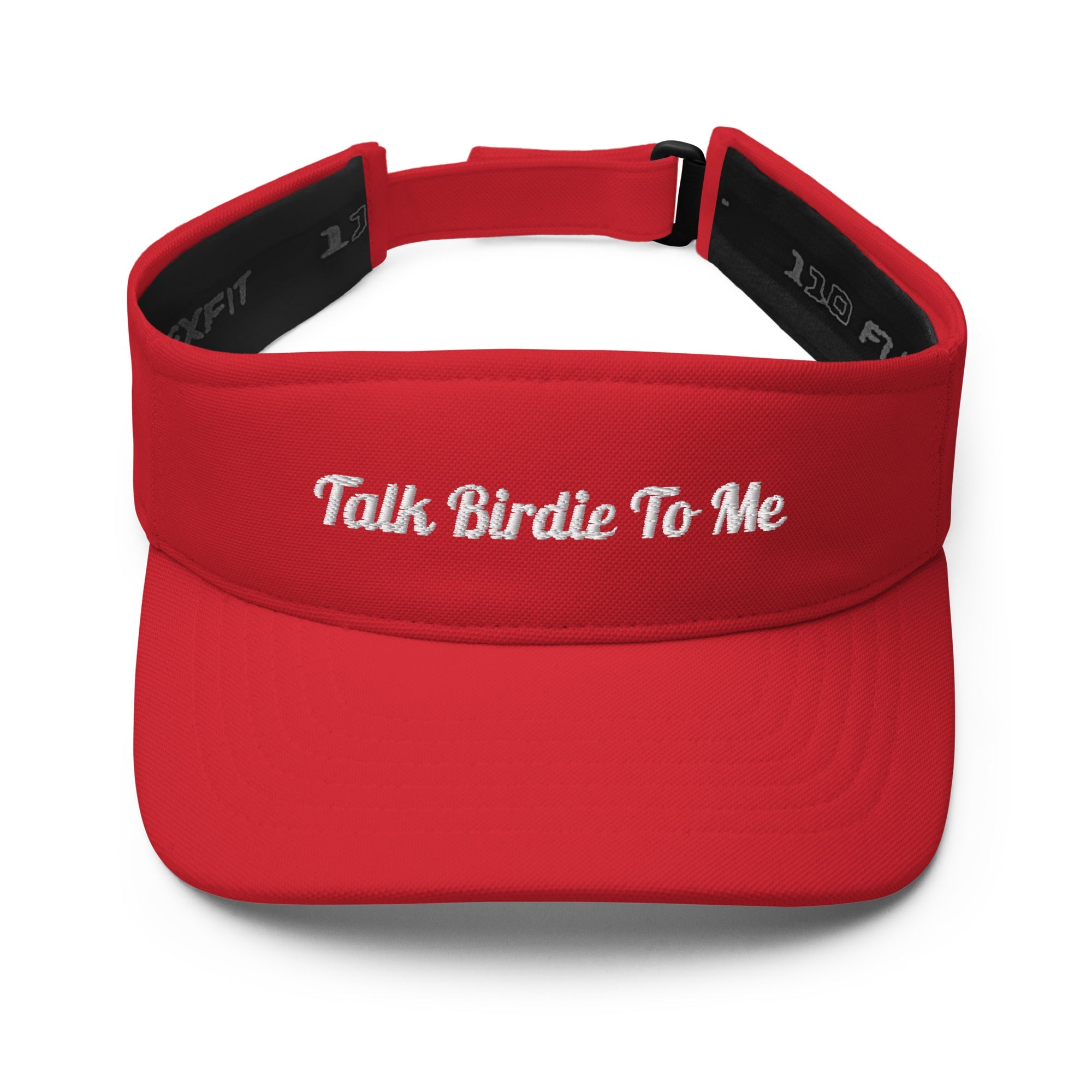 "Talk Birdie To Me" Embroidered Visor