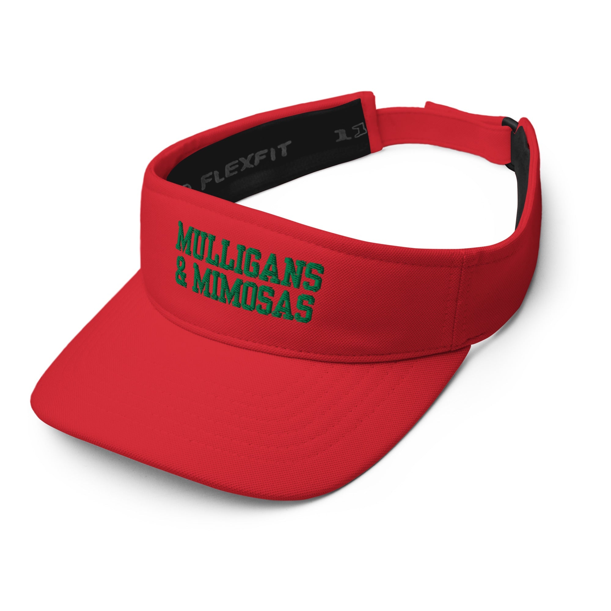 Mulligans & Mimosas Embroidered Golf Visor for Women