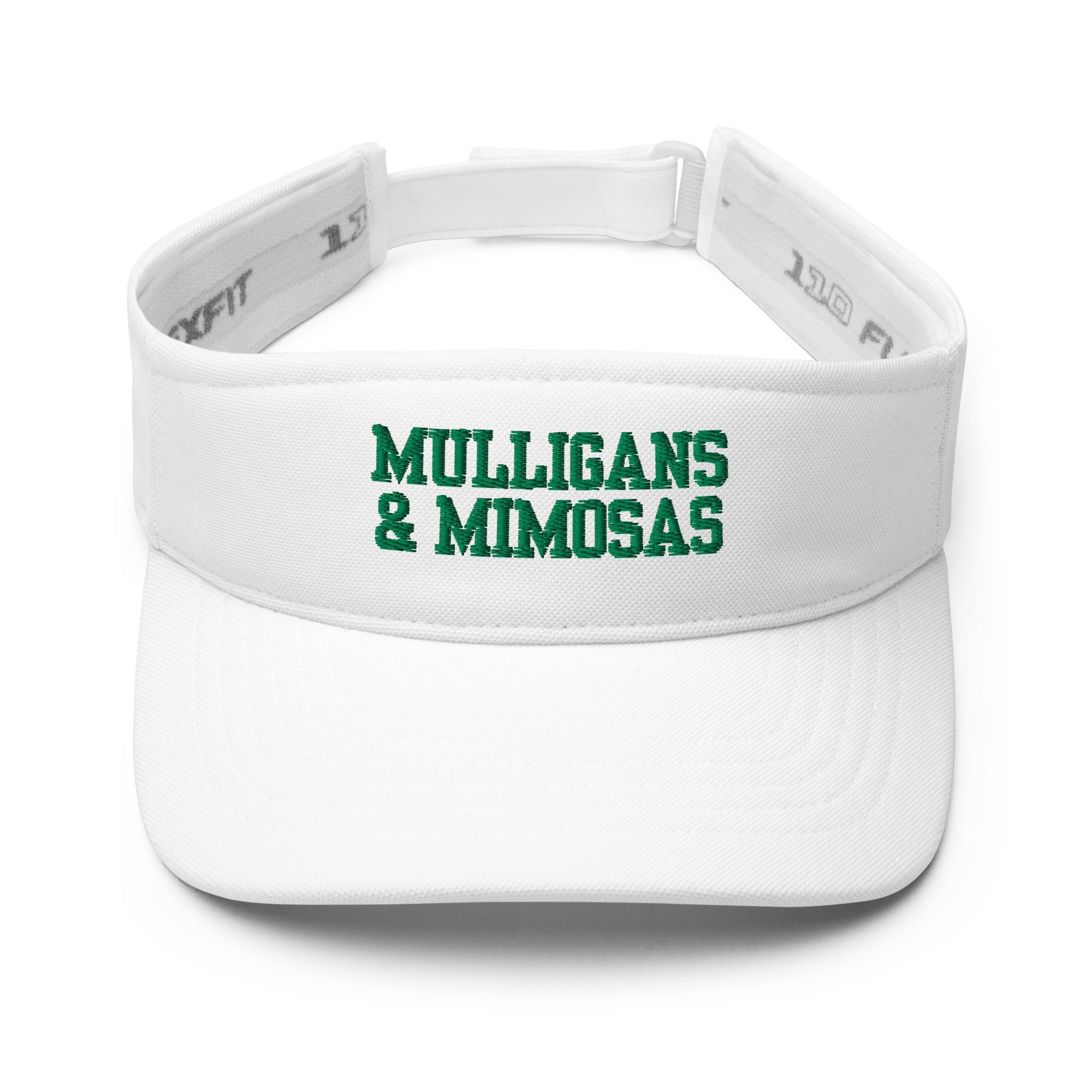 Mulligans & Mimosas Embroidered Golf Visor for Women